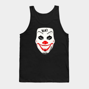 Ha Ha Ha Clown Mask Tank Top